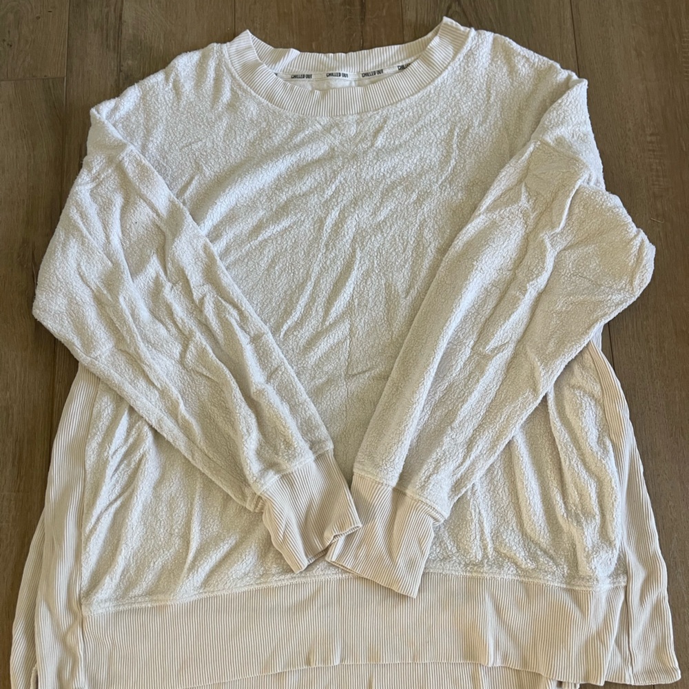 Aerie White Sweatshirt